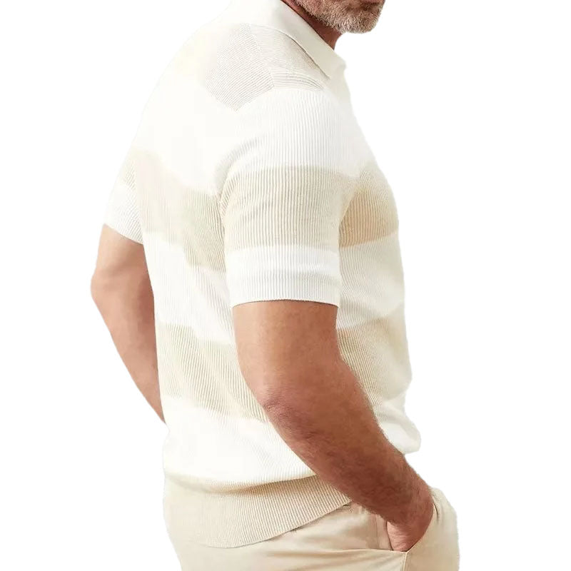 Mirage Knitted Stripe Polo